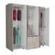 thumbnail image 1 of Closet Armable Bariloche Excelsior Humo Madera Armario, 1 of 3