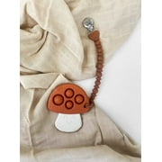 Itzy Ritzy Bitzy Pop Unisex Teether - Brown Mushroom