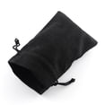 thumbnail image 2 of 50 pc Burlap Packing Pouches Drawstring Bags Black 9x7cm, 2 of 3