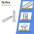 thumbnail image 3 of 12Pcs 5/16" x 1-9/16" Single Hole Clevis Pins, 304 Stainless Steel Flat Head Pin, 3 of 6