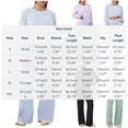 thumbnail image 3 of 2 Piece Outfits Summer,Women 2 Piece Outfits Sweatsuit Set Solid Color Sweatshirt Wide Leg Sweatpant Lounge Set Tracksuit, 3 of 5