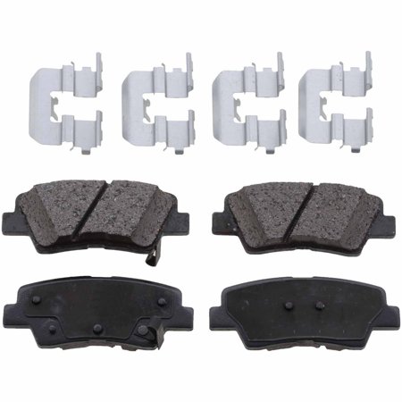 Brake Pad Set Compatible with 2012-2017 Hyundai Accent Rear