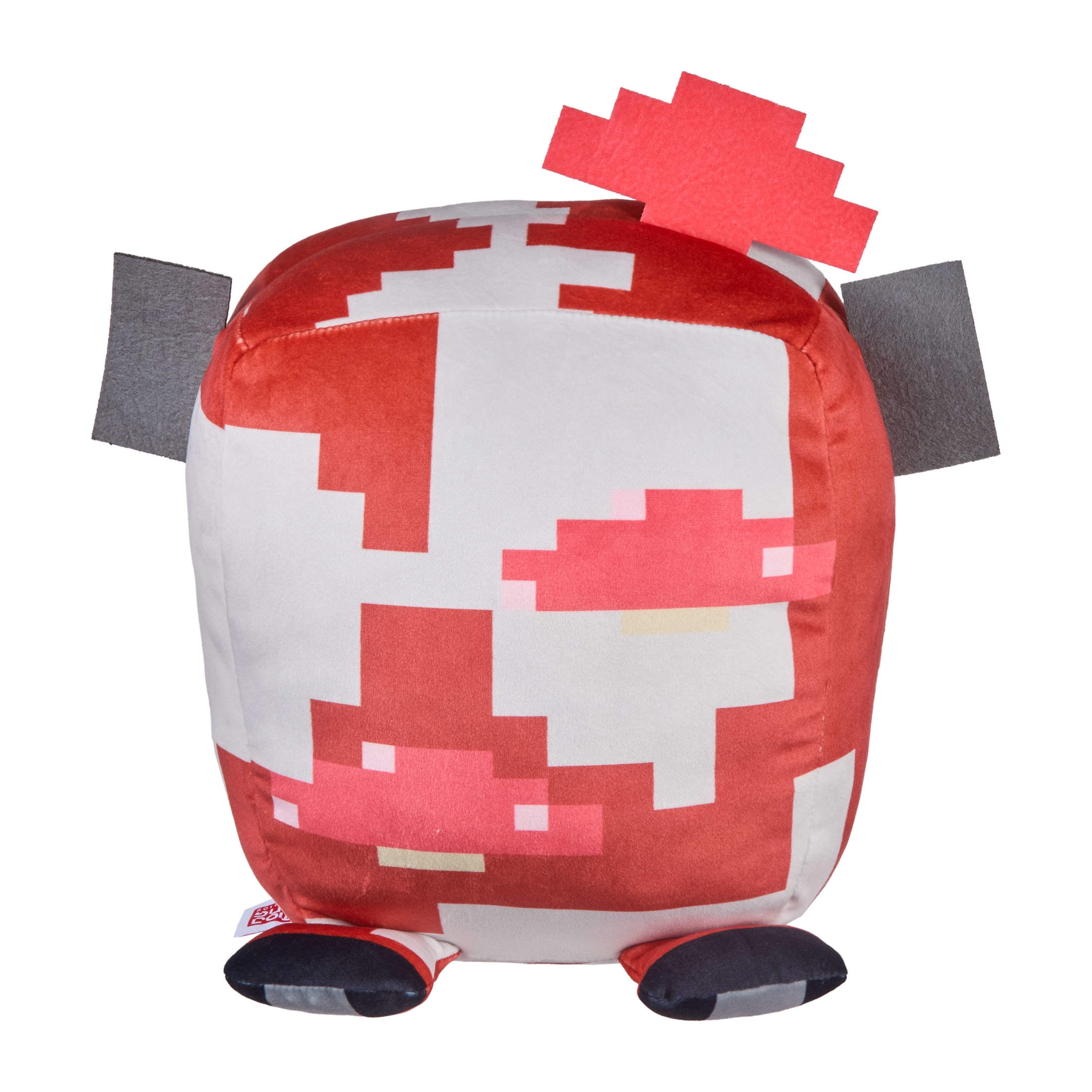 Minecraft Cuutopia Mooshroom Plush Toy, 10-inch Collectible Soft Doll Inspired by the Video Game