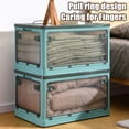thumbnail image 3 of Large Capacity Folding Storage Bins With Lids, Plastic Closet Organizer And Collapsible Storage Boxes For Car, Camping And Home Sorting, 3 of 8