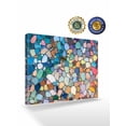 thumbnail image 2 of Colorful Stone Wall Art for Living Room,Canvas Picture Wall Decor for Bathroom Bedroom,Rainbow Abstract Oil Painting Brushwork Painting Artwork for Office Kitchen Hallway Dining Room Decor 24"x32", 2 of 8