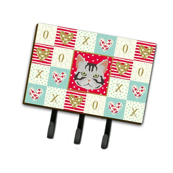 American Shorthair Cat Love Leash or Key Holder