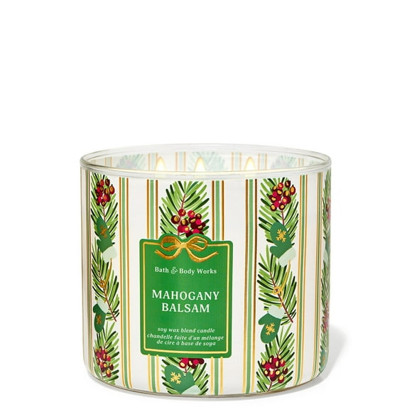 Mahogany Balsam 3-Wick Candle
