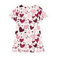 thumbnail image 3 of Cethrio Kids Girls' Summer Nightgowns, Short Sleeve Ruffled Gifts Soft Sleep Dresses Multicolor Size 5T, 3 of 4