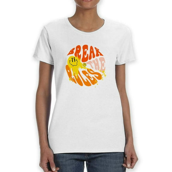 Break The Rules Shaped T-Shirt Women -Image by Shutterstock, Female Medium