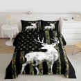 thumbnail image 2 of Castle Fairy Animal Deer Queen Comforter Set,Camo American Flag Bedding Comforter Set, 2 of 8