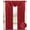 Red, variant on Angelina 7 Piece Damask Curtain Set with Beaded Austrian Valances and Swag, 84" Long, Gold