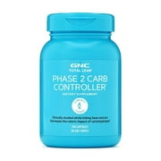 GNC Total Lean Phase 2 Carb Controller | Decreases Calorie Impact from Carbohydrates | 120 Capsules