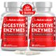 Digestive Enzymes with Prebiotics & Probiotics Supplement - Natural Support for Better Digestion & Lactose Absorption - Bloating, Constipation, Gas Relief, Digestion - 120 Capsules - 2 Pack - image 1 of 6