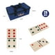 thumbnail image 2 of Juego de dominó gigante de madera GOTHINK de 28 piezas con bolsa, 2 of 6