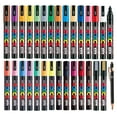 thumbnail image 1 of Uni Japan Paint Marker FULL RANGE Bundle Set Marking Pen Medium Point PC-5M 29 Colours ( 22 Standard & 7 Natural ) Japanese Domestic Market Product, 1 of 6
