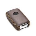 thumbnail image 3 of Vitodeco Leather Remote Key Case Cover Protector Comaptible with Mazda 3, Mazda 6, CX-5, CX-50, CX-3, CX-30, CX-9, CX-90, CX-70, 4-Button, Brown, 3 of 5