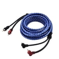 thumbnail image 2 of 2X 5M 2 Rca to 2 Rca Plug Car Stereo Audio Cable Amplifier Braided Tool, 2 of 6