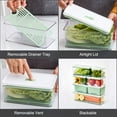 Stackable Produce Saver, Organizer Bins/Storage Containers with