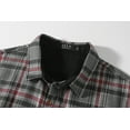 thumbnail image 3 of SSLR Flannel Shirts for Men, Long Sleeve Button Down Shirt Lightweight Plaid Brushed Casual, 3 of 8