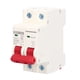 thumbnail image 5 of RankomuD C Miniature Circuit Breaker Interruptor Automático en Miniatura de CC 2P para Sistema Fotovoltaico Solar Montaje en Riel DIN 1000V 32A DZ47-63Z C32, 5 of 8
