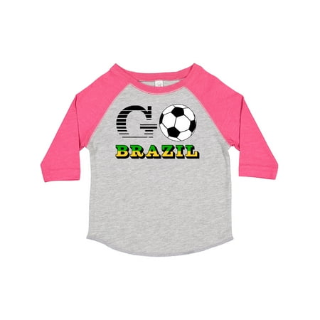 

Inktastic Go Brazil- Soccer Football Gift Toddler Boy or Toddler Girl T-Shirt