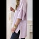 thumbnail image 4 of Camiseta Básica Informal de Verano de Corta con Aberturas Laterales Extragrandes, Color XL, 4 of 7