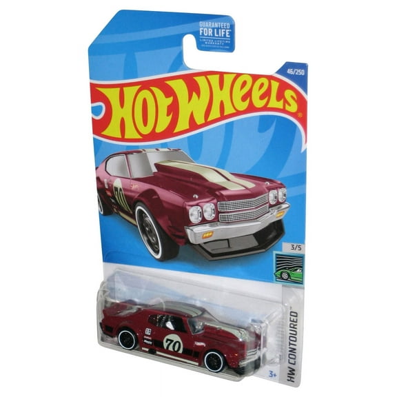 Hot Wheels HW Contoured 3/5 (2021) Purple '70 Chevy Chevelle Toy Car 46/250