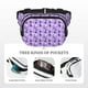 thumbnail image 5 of Balery Violet Mochila Cinturón para Mujeres y Hombres, Bolsa de Cintura Impermeable de Doble Capa con Correa, 5 of 9