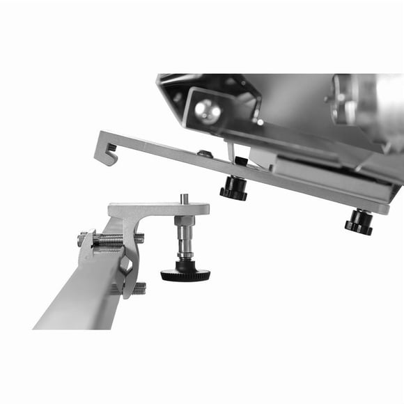 Camco Marine Barbeque Grill Mount 58195 Kuuma; Fits Kuuma Grills/2014 And Later Olympian Grills/Most Magma Grills; Aluminum Mount And Stainess Steel Hardware; With English/French Language Packaging