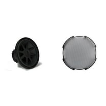 Kicker 44CVX154 COMPVX 15" Subwoofer Dual Voice Coil 4-Ohm, & 52GR15 Grill Bundle