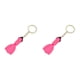thumbnail image 3 of Greeniant Llavero diseño de aletas de buceo personalizado mar tema barco Kayak colgantes colgantes regalo llavero adorno bolso monedero rosa Rosado 2Conjunto, 3 of 6