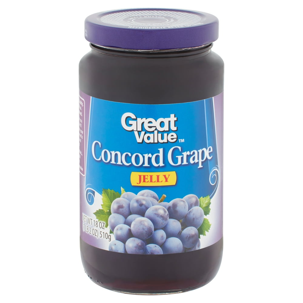 Great Value Concord Grape Jelly, 18 oz