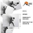 thumbnail image 3 of Summit Designs Tennis Wall Art Prints - Silhouette – Set of 4 (8x10) Poster Photos - Bedroom - Man Cave, 3 of 5