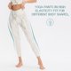thumbnail image 5 of Pantalones de yoga para mujer Leggings de levantamiento de glúteos de cintura alta con estampado de piel de serpiente, 5 of 8