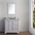 thumbnail image 3 of Water Creation Derby 36" Wood Single Bathroom Vanity in White & Chrome, 3 of 9