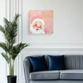 thumbnail image 2 of Canvas Print Wall Art Oil Paintings Funny Santa Claus Snowflake on Pink Picture Prints Artwork for Living Room Kitchen Bathroom Bedroom, 2 of 9