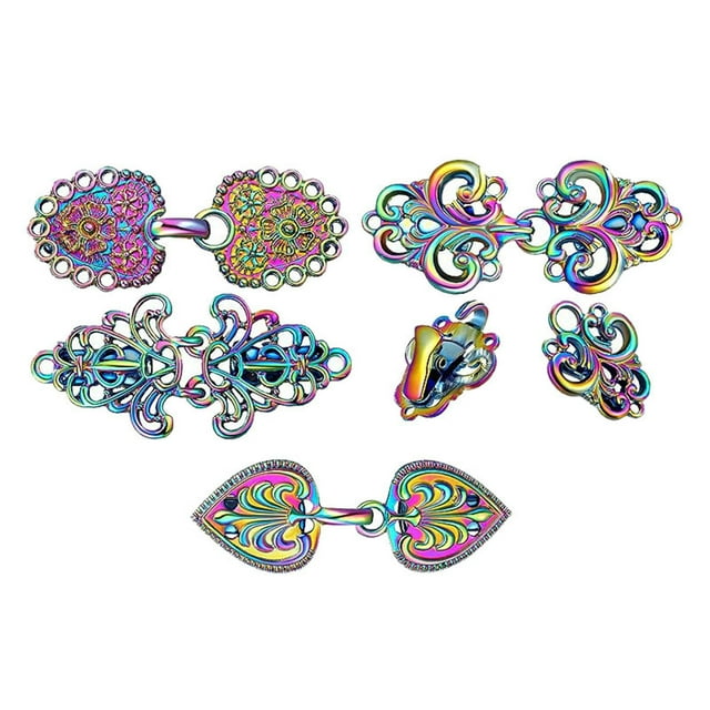 Clips para cuello de cárdigan Salvador 4 Uds. Aleación Vistoso