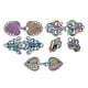 thumbnail image 1 of 4 piezas clips para chal Yuyangstore aleación, 1 of 8