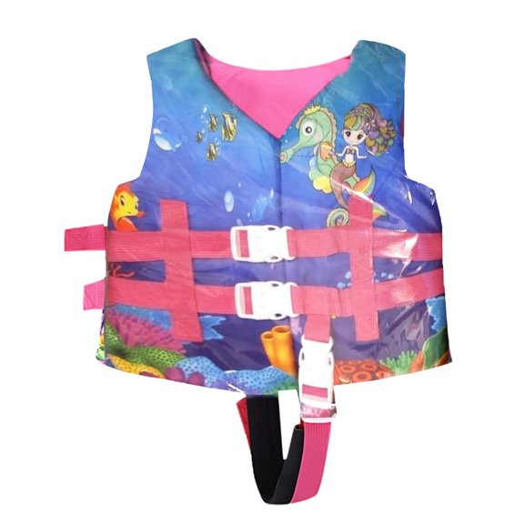 MUXiin Child Life Jacket 50-90 Lbs Water Sport Vest Neoprene Floaties Us Coast Guard Approved, Great for Any Water Sports - Boating, Skiing, Surfing, Pwc