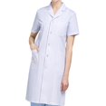 thumbnail image 1 of Lab Coat Female Costume Professional White Soft Comfortable Laboratory Coat for Short Sleeved S, 1 of 9