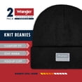 thumbnail image 5 of Wrangler Men’s Classic Knit Beanie, 2 Pack, 5 of 5
