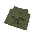 thumbnail image 4 of Angler Fishing Wife Husband Wedding Hoodie, Gifts, Hooded Sweatshirt, 4 of 4