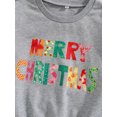 thumbnail image 5 of Seyurigaoka Unisex Kids Christmas Sweatshirt, Printed Long Sleeves Pullover, 5 of 8