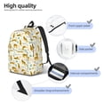 thumbnail image 4 of Yiaed Leopard Print Print Backpack, Premium Laptop Backpack, Travel Backpack for Women, Lightweight Backpacks, Comfortable Back Pack-Medium, 4 of 7