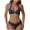 Blue, variant on UTSJKR Bikini Sets for Women Two Piece Triangle Swimsuit Halter Ruched Cheeky Bathing Suit Push Up Swimwear Black XL