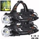 thumbnail image 1 of Linterna frontal BERCOL LED recargable de 990000 lúmenes, paquete de 2, 1 of 9