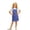 0#Dark Blue1234, variant on Shinyii Summer Girls Polka Dots Jumper Dress Casual Adjustable Pinafore Dress, Sizes 4-13