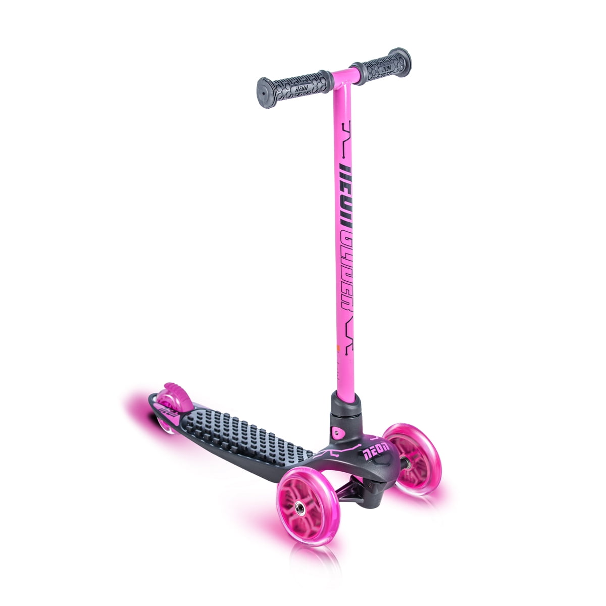 neon pink scooter