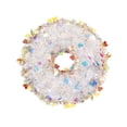 thumbnail image 1 of A Easter Tapestry Rattan Wreath Decoration Party Garland Holiday Decor Plastic Colorful Spring Themed Wall Hanging, 1 of 6