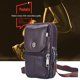 thumbnail image 1 of Bolsa de cuero de vaca multifunción para hombre pequeña para Ehuebsd teléfono Color sólido con cremallera Mini bandolera para exteriores bolso de mano, 1 of 9